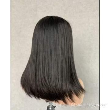 Bone Straight 13X4 Pre Plucked 150% Malaysian Remy Human Hair Wigs Bone Straight Closure Wig Lace Frontal Wigs For Women